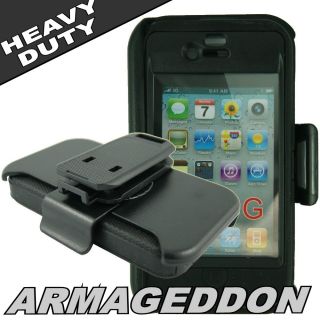   and strong protector cover case for iPhone 4 4s cell phone with clip