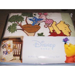 Disney Baby Winnie The Pooh 4 Piece Crib Bedding Set Pooh