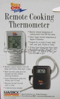 maverick remote cooking thermometer programmable meat thermometer with