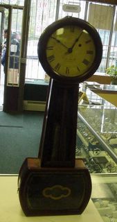 Antique E Howard Co Banjo Clock 29 Long 5 22A