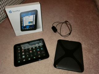 HP Touchpad 16GB Wi Fi 9 7in Tablet Black with Case Excellent