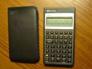 HP 17BLL 17BII Business Scientific Calculator Excellent