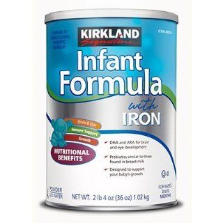 Kirkland signature infant formula with iron, 36 oz