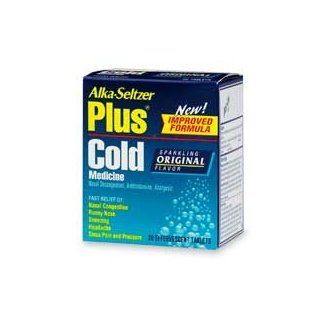 Alka Seltzer Plus Cold Medicine Orig Efferve 20 Health