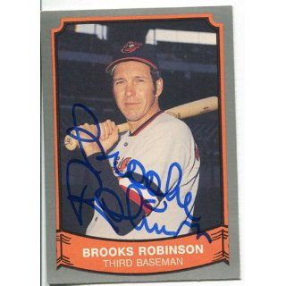 Brooks Robinson Autographed / Signed 1989 Pacific Card