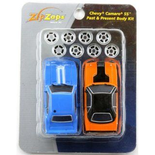 Zip Zaps Micro RC Chevy Camaro SS (Blue and Orange) Toys