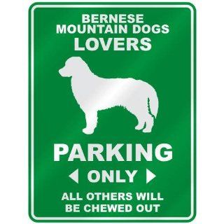 BERNESE MOUNTAIN DOGS LOVERS PARKING ONLY  PARKING SIGN DOG