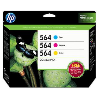 HP 564XL Black 2 564 Color Ink Cartridges Combo Pack CD994FN CN684WN