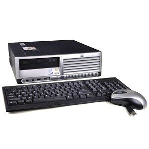 HP Compaq DC7700 Core 2 Duo 1 86GHz 2GB 120GB DVD Win 7 Desktop PC