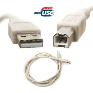 USB 2 0 A B Cable Cord for HP Deskjet D1520 Printer