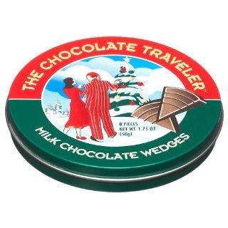 The Chocolate Traveler Christmas Milk Chocolate Wedges, 1.75 Ounce