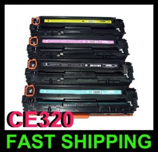 Color Toner Set Combo for HP 128A CE320A CM1415fnw CP1525nw Free