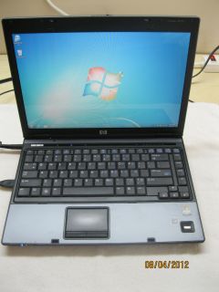 HP 6510b Laptop Win 7 1 86Ghz 2gb 160gb Core2Duo BTOOTH CD DVD RW w