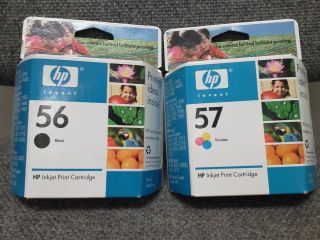 HP Inkjet Print Cartridge 56 and 57