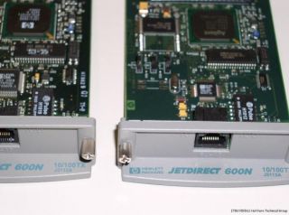 Lot of 4 HP JetDirect 600N 10 100TX Print Server Cards J3113A Warranty