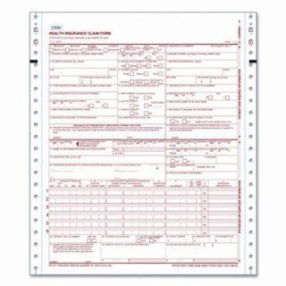 CMS 1500 Claim Forms   Lttr, 2 Part, 1500 Continuous Form