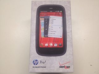 Brand New HP Palm Pre 3 8GB Black Verizon Smartphone RARE