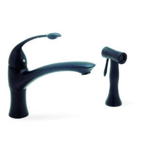 Blanco Milano Kitchen Faucet w/Side Spray   Anthracite