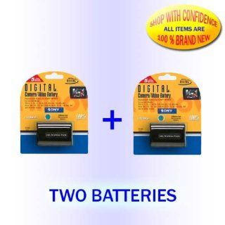 TWO PACK NP FM50 BATTERY FOR SONY DCR PC120 PC115 PC110