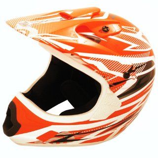 THH TX 10 #9 Bolt Orange/White MotorCross Helmets Unisex Youth/Adult