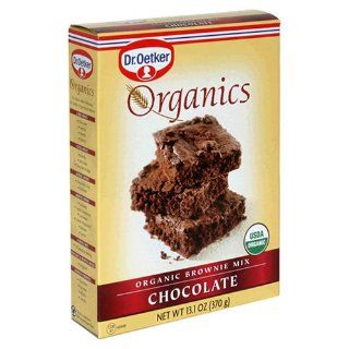 Dr. Oetker Organic Chocolate Brownie Mix, 13.1 Ounce Unit (Pack of 4