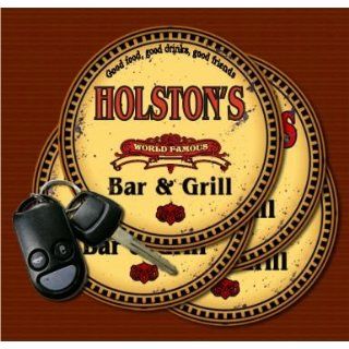 HOLSTONS Family Name Bar & Grill Coasters Kitchen
