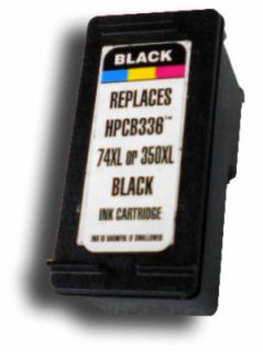 HP 74XL 350XL Black Inkjet Printer Ink Cartridge Over x3 The Ink of An