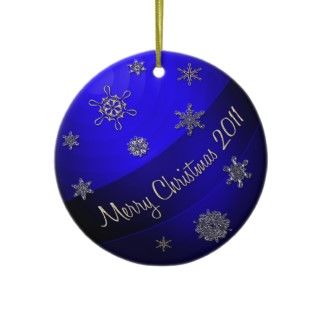 Merry Christmas 201 Happy New Year 2012 Ornament 