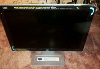 HP W2408H 24 Widescreen LCD Monitor Black