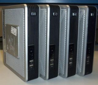 Lot of 4 HP T5720 Thin Client AMD 1GHz 256MB 512MB