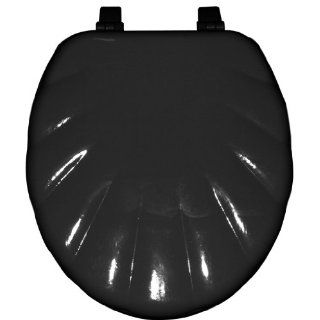 Toilet Seat, Sea Shell Design Cover, Black TSP 106 450