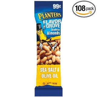  Almond Tube Nuts (Sea Salt & Olive Oil), 1.5 Ounce Boxes (Pack of 108