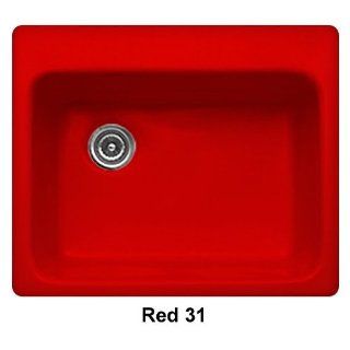  Rim Kitchen Sink with Offset Drain and 3 Faucet Holes 103   