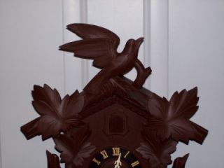 Large Old Black Forest 8 Day Cuckoo Clock