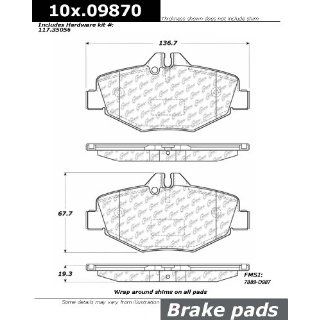 Centric Parts 109.09870 109 Series Axxis Deluxe Plus Brake Pad