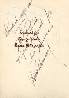 Ruth Hussey Autograph 1938 Hugh Herbert