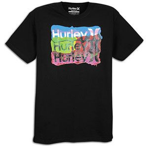 Hurley Resinate S/S T Shirt   Mens   Casual   Clothing   Black