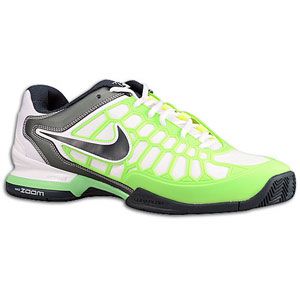 Nike Zoom Breathe 2K12   Mens   Tennis   Shoes   White/Electric Green