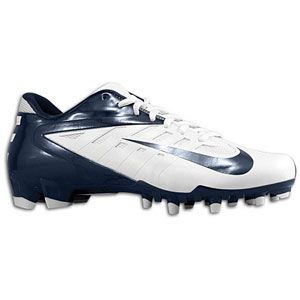 Nike Vapor Pro Low TD   Mens   Football   Shoes   White/Midnight Navy