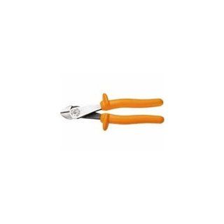 Klein Tools Insulated Diag. Cutting Pliers, Hi Leverage