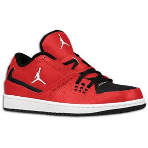 Jordan 1 Flight Low   Mens   Basketball   Shoes   Gym Red/White/Black