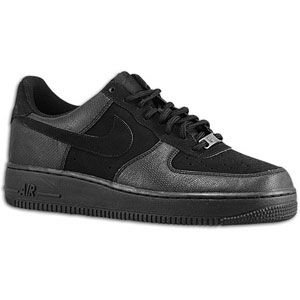 Nike Air Force 1 Low   Mens   Basketball   Shoes   Black/Black