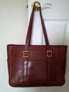 Hulme St. Clair Tote Bag Handbag Brown American Heritage Leather