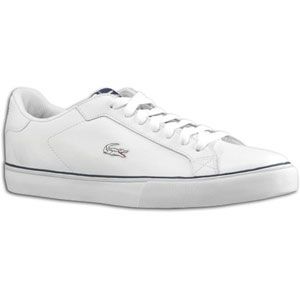 Lacoste Marling Low   Mens   Casual   Shoes   White/Dark Blue