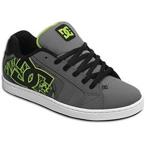 DC Shoes Net SE   Mens   Skate   Shoes   Battleship/Soft Lime