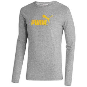 PUMA #1 Logo Long Sleeve T Shirt   Mens   Casual   Clothing   Medium