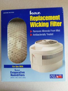 KAZ Replacement Wicking Filter Evaporative Humidifier WF1 New 3400