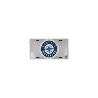 Seattle Mariners Super Stock metal auto tag mirror