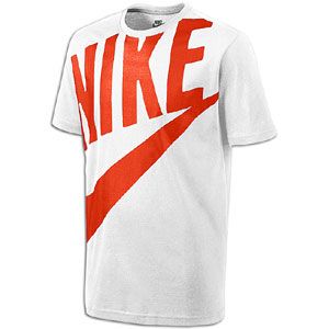 Nike Exploded Futura S/S T Shirt   Mens   Casual   Clothing   White