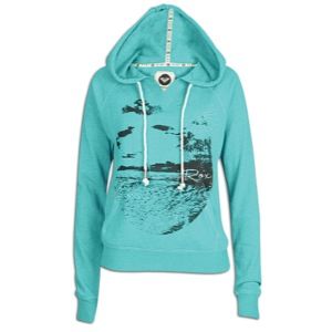 Roxy Reserve Pullover Hoodie   Womens   Casual   Clothing   Turquoise